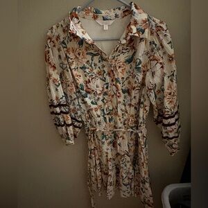 Floral Long Sleeve Dress